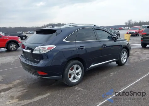 2010 Lexus Rx 350 z USA, uszkodzony, nr VIN 2T2BK1BAXAC053936
